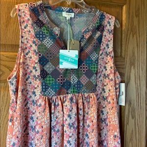 UMGEE Tank Patchwork Boho dress or tunic - NEW